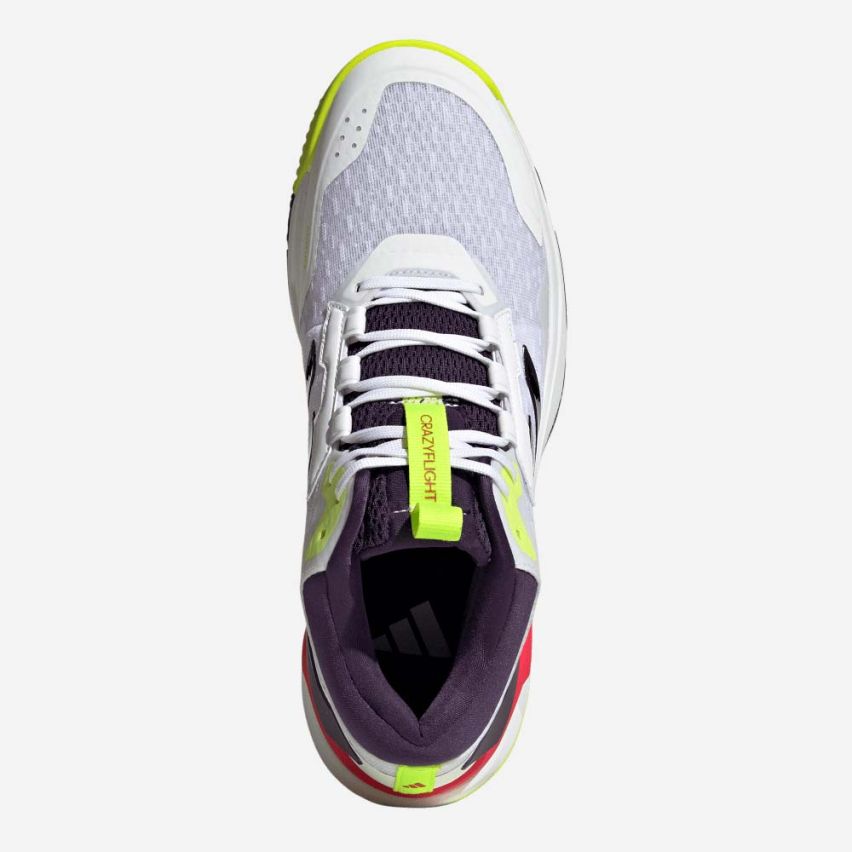 Adidas Crazyflight 6 Mid Men white/aurora metallic/fuchsia
