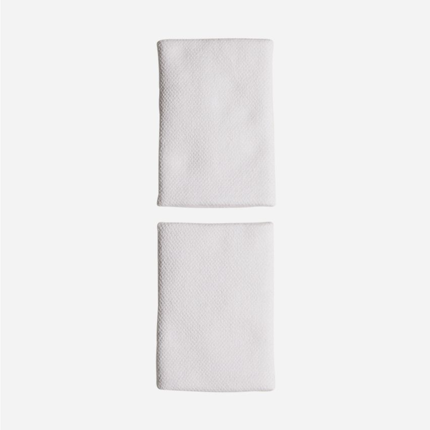 Adidas Schweissband weiss (2-Pack)