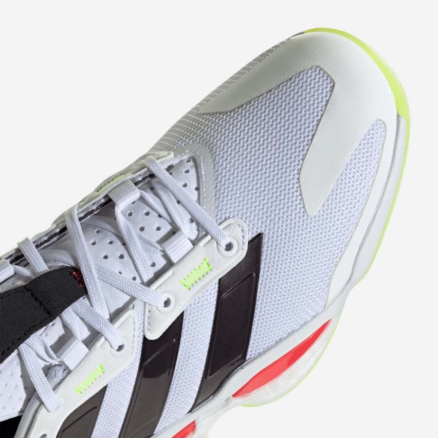 Adidas Stabil 16 white/aurora metallic/purple