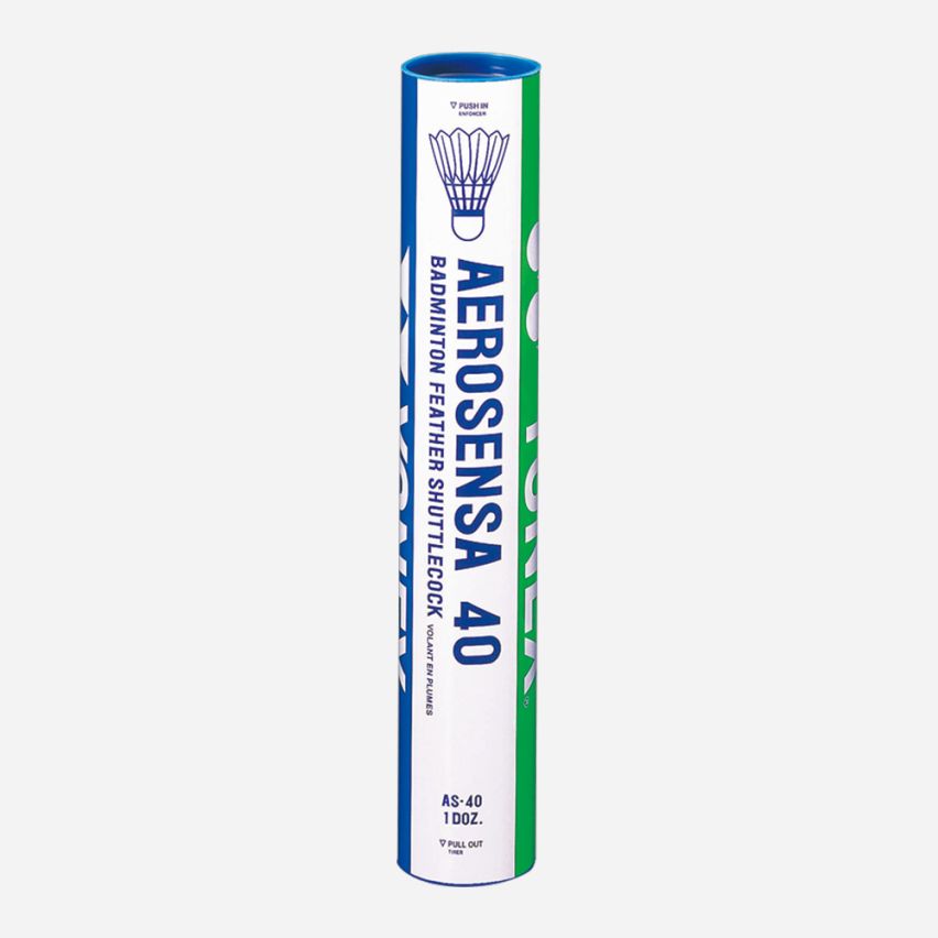 Yonex AEROSENSA 40 Speed 3 weiss (12 Shuttles)